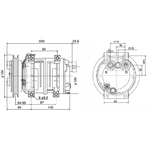 Kompresor TM21, A2, 24V