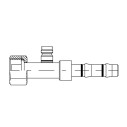 Fiting DN8/180,GH sa servisnim ventilom