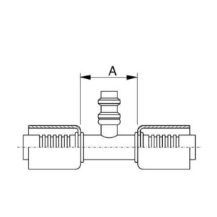 spojka DN6 sa servisnim ventilom